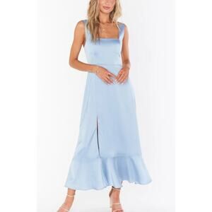 Show Me Your MuMu Light Blue Midi Dress